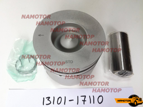 Поршни 1HD-FTE STD". 13101-17110. 13101-17120. HDJ101. (D  =45,8мм). ALFIN/GAL"